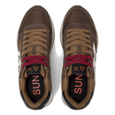 Scarpe Uomo Sun68 Sneakers Jaki Bicolor Marrone - Z45114