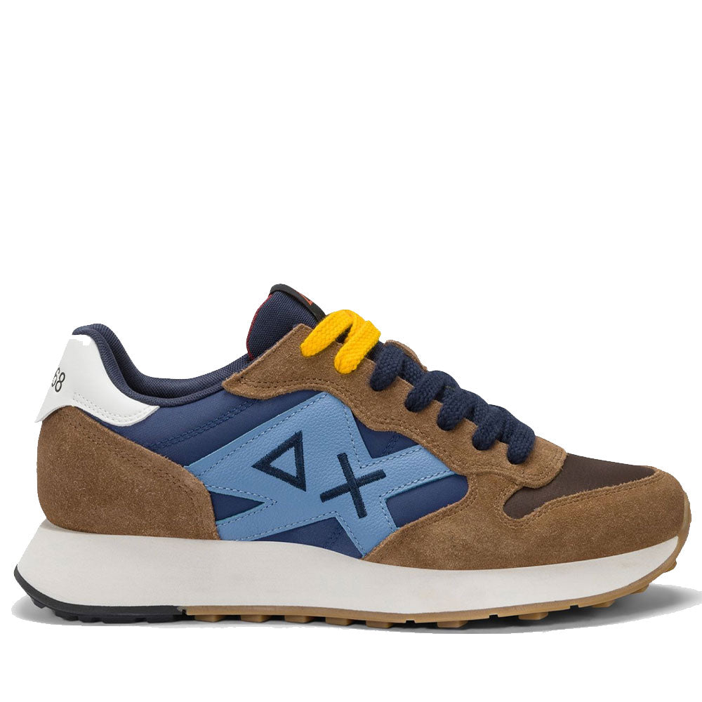 Scarpe Uomo Sun68 Sneakers Jaki Bicolor Volpe - Z45114