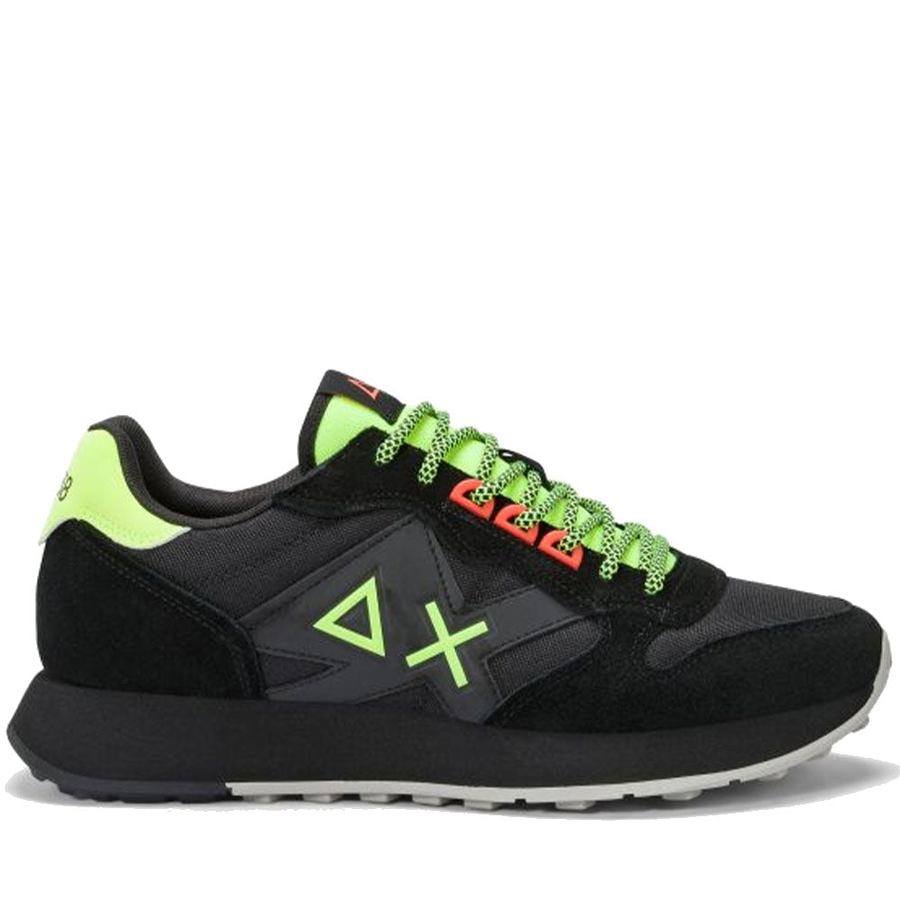 Scarpe Uomo Sun68 Sneakers Jaki 2.0 Fluo Nero - Z45115