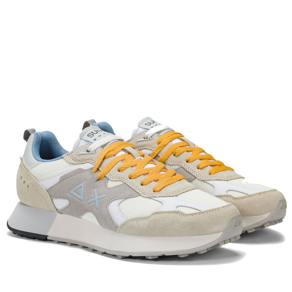 Scarpe Uomo Sun68 Sneakers Jaki Outdoor Colore Bianco Panna - Z45116