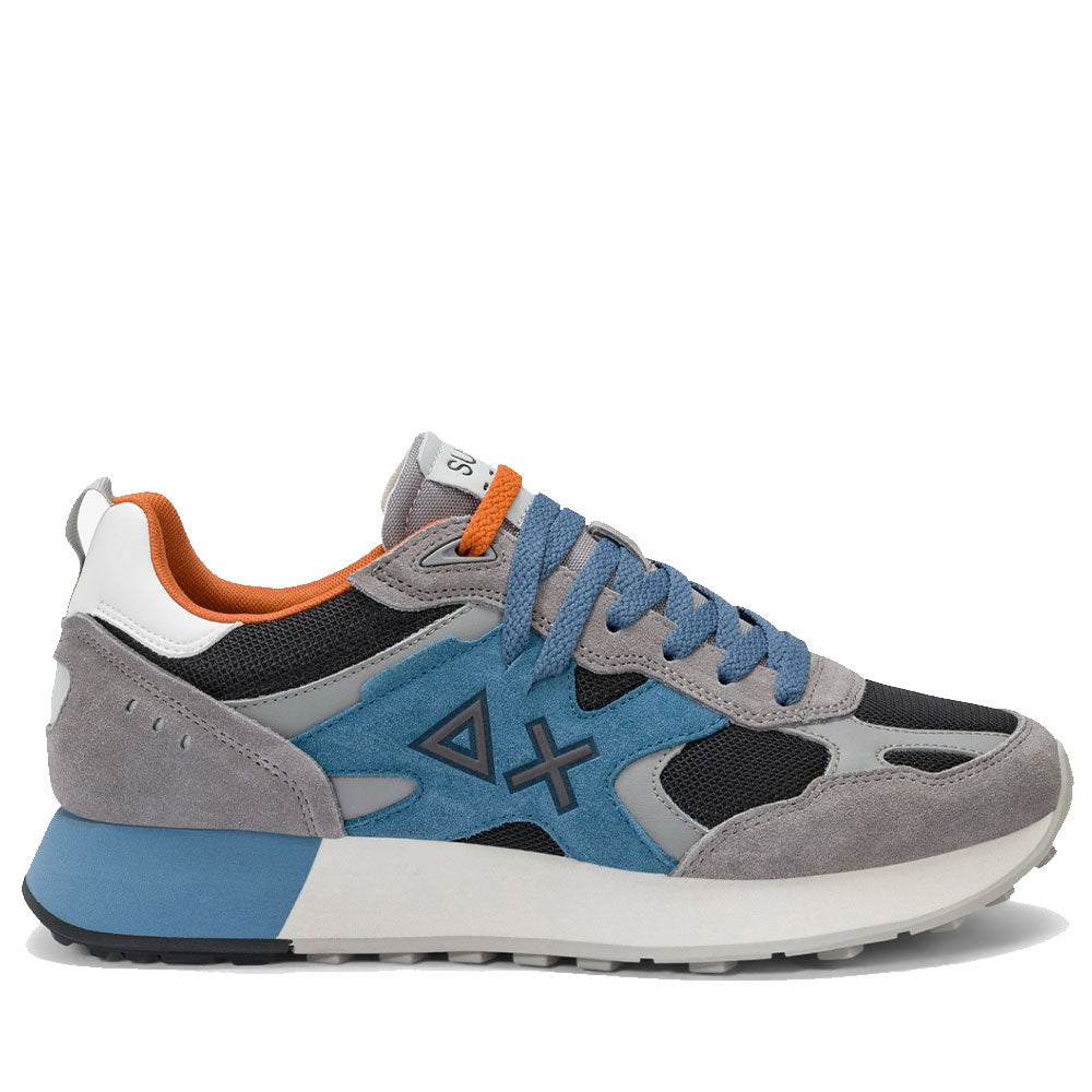 Scarpe Uomo Sun68 Sneakers Jaki Outdoor Colore Grigio Medio - Z45116