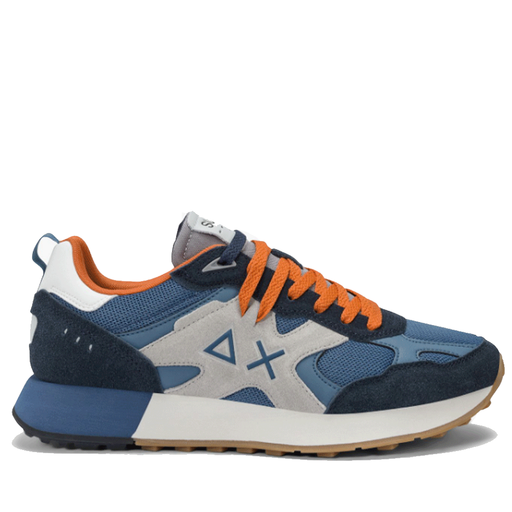 Scarpe Uomo Sun68 Sneakers Jaki Outdoor Colore Avio Scuro - Z45116