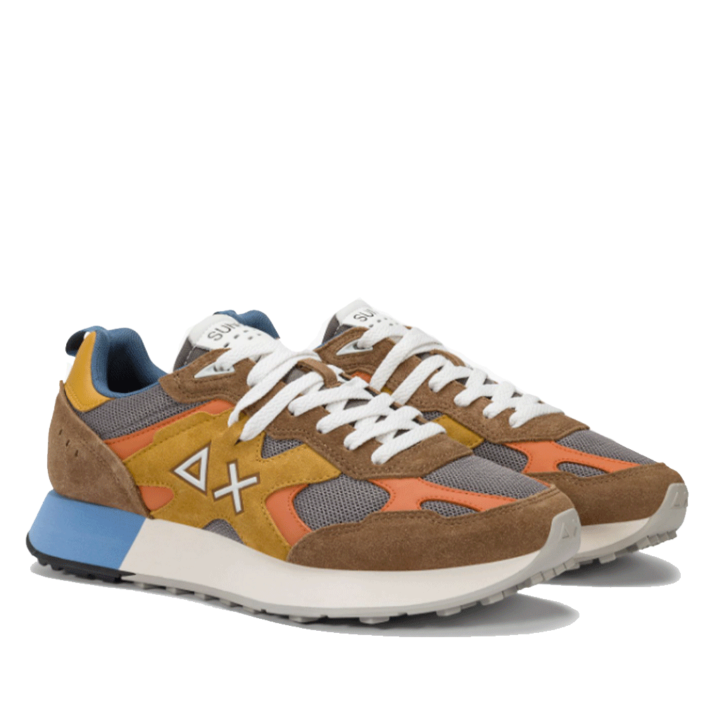 Scarpe Uomo Sun68 Sneakers Jaki Outdoor Colore Volpe - Z45116