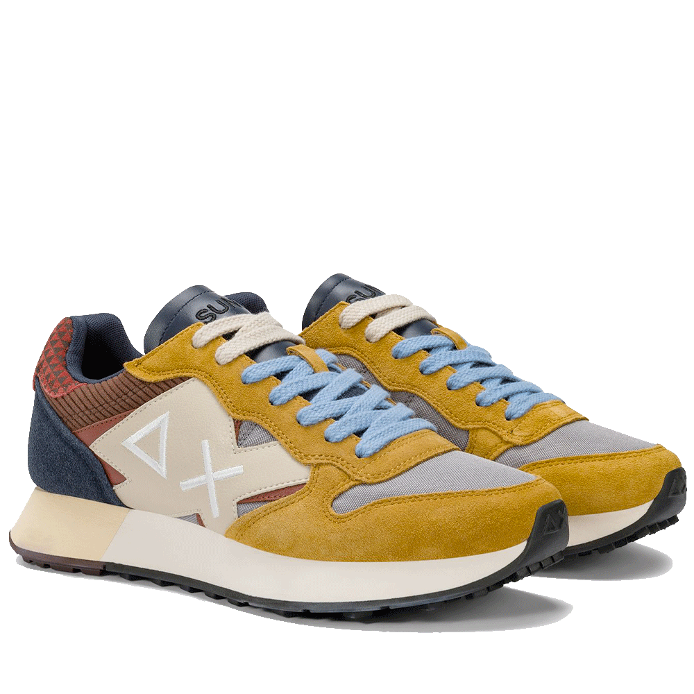 Scarpe Uomo Sun68 Sneakers Jaki Winter Colore Grigio Medio - Z45117