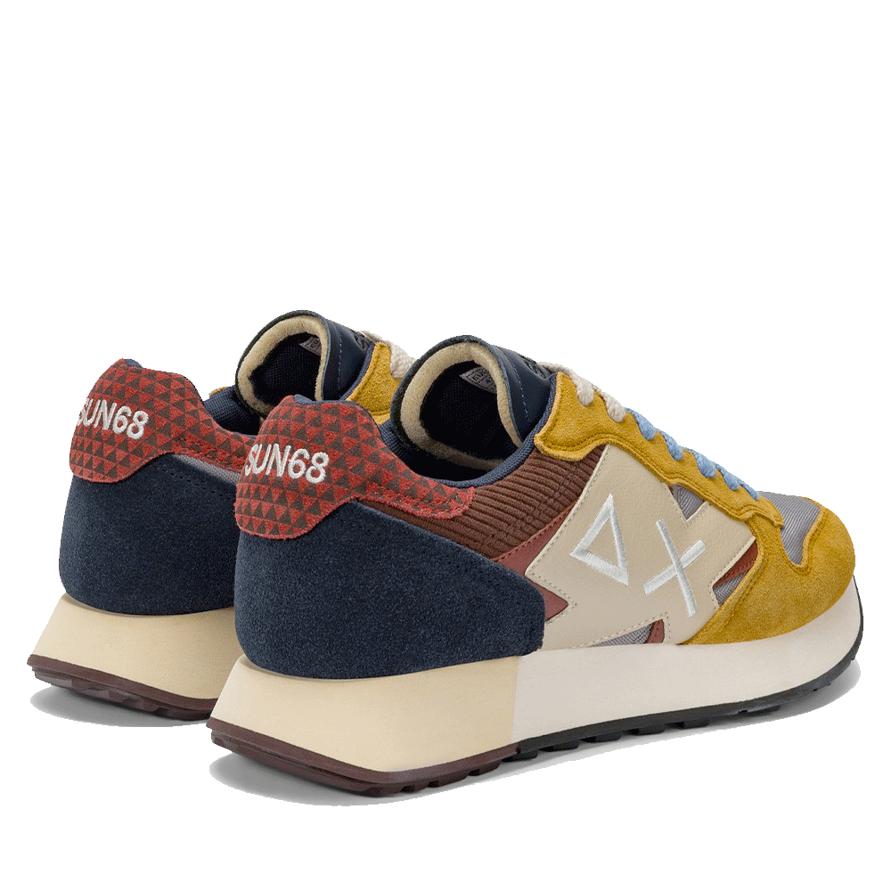 Scarpe Uomo Sun68 Sneakers Jaki Winter Colore Grigio Medio - Z45117