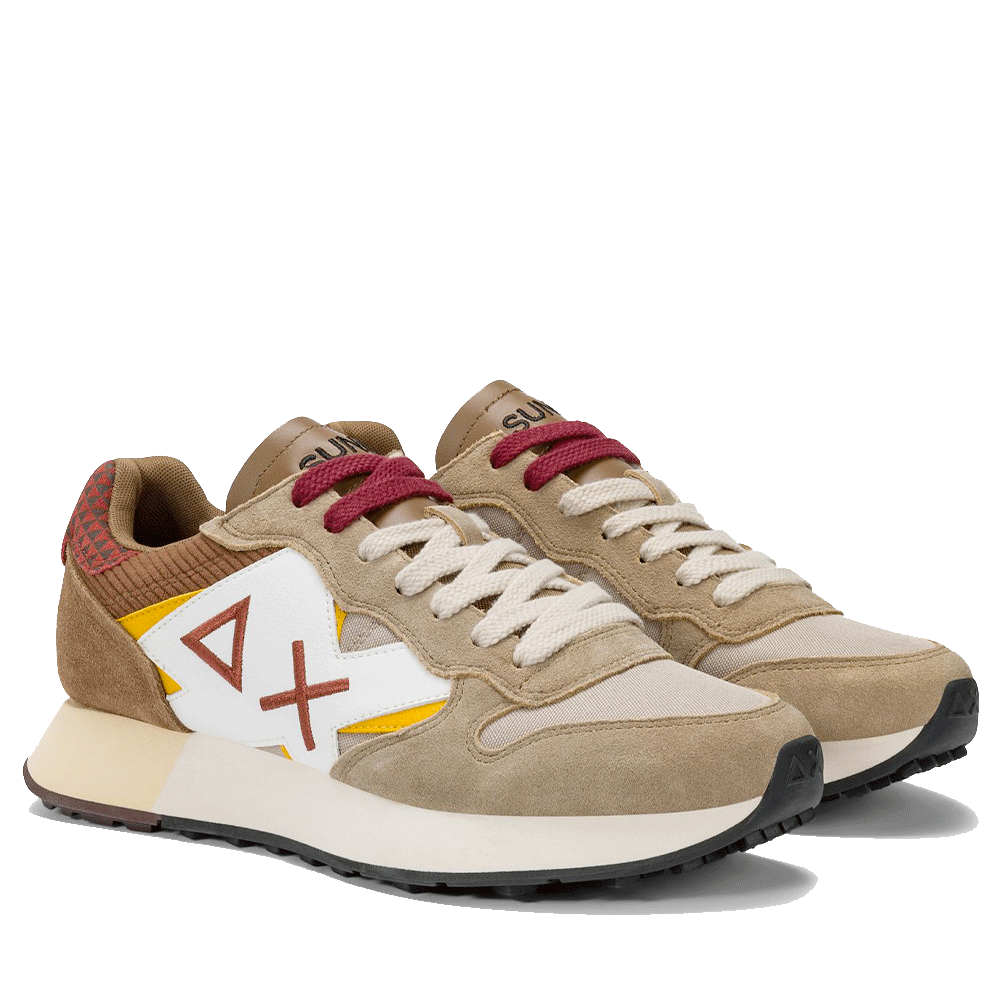 Scarpe Uomo Sun68 Sneakers Jaki Winter Colore Beige Scuro - Z45117