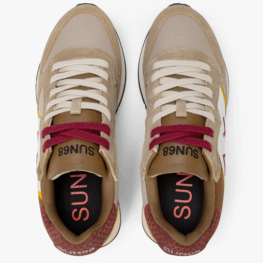 Scarpe Uomo Sun68 Sneakers Jaki Winter Colore Beige Scuro - Z45117