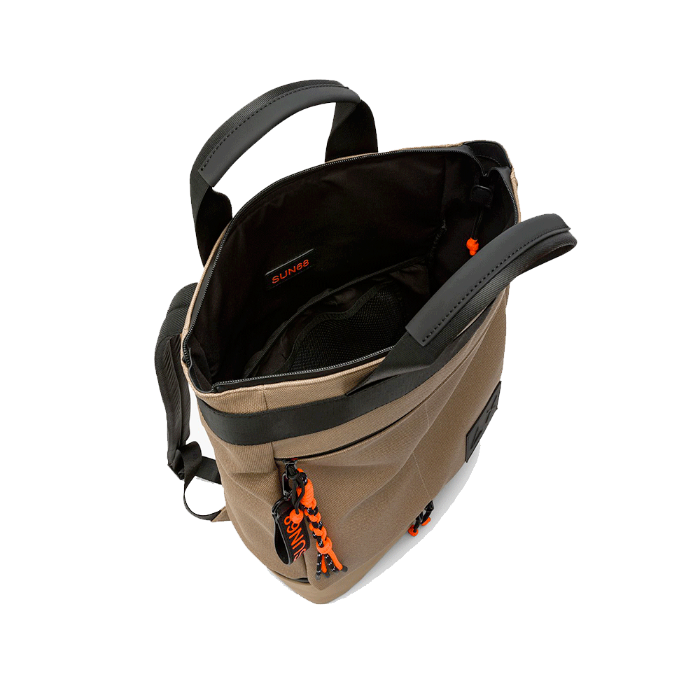 Zaino SUN68 porta Pc in Nylon Colore Sabbia