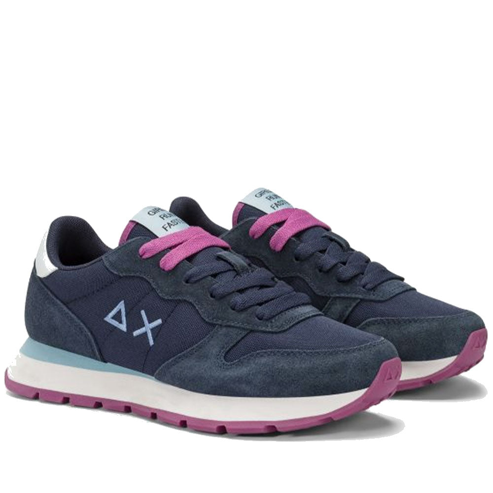Scarpe Donna Sun68 Sneakers Ally Solid Colore Navy Blue - Z45201