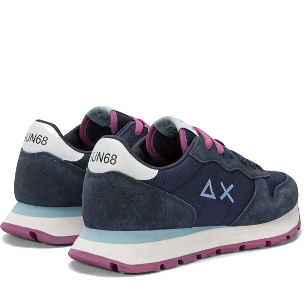 Scarpe Donna Sun68 Sneakers Ally Solid Colore Navy Blue - Z45201