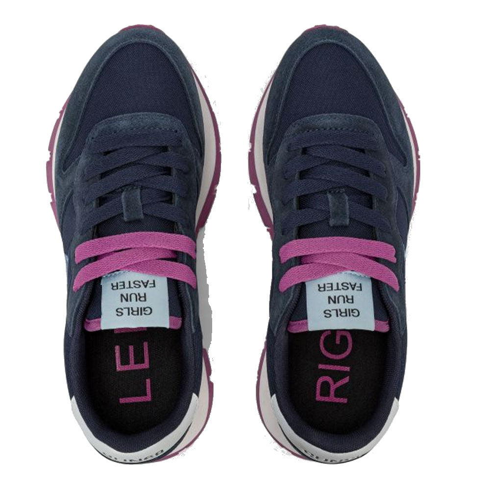 Scarpe Donna Sun68 Sneakers Ally Solid Colore Navy Blue - Z45201