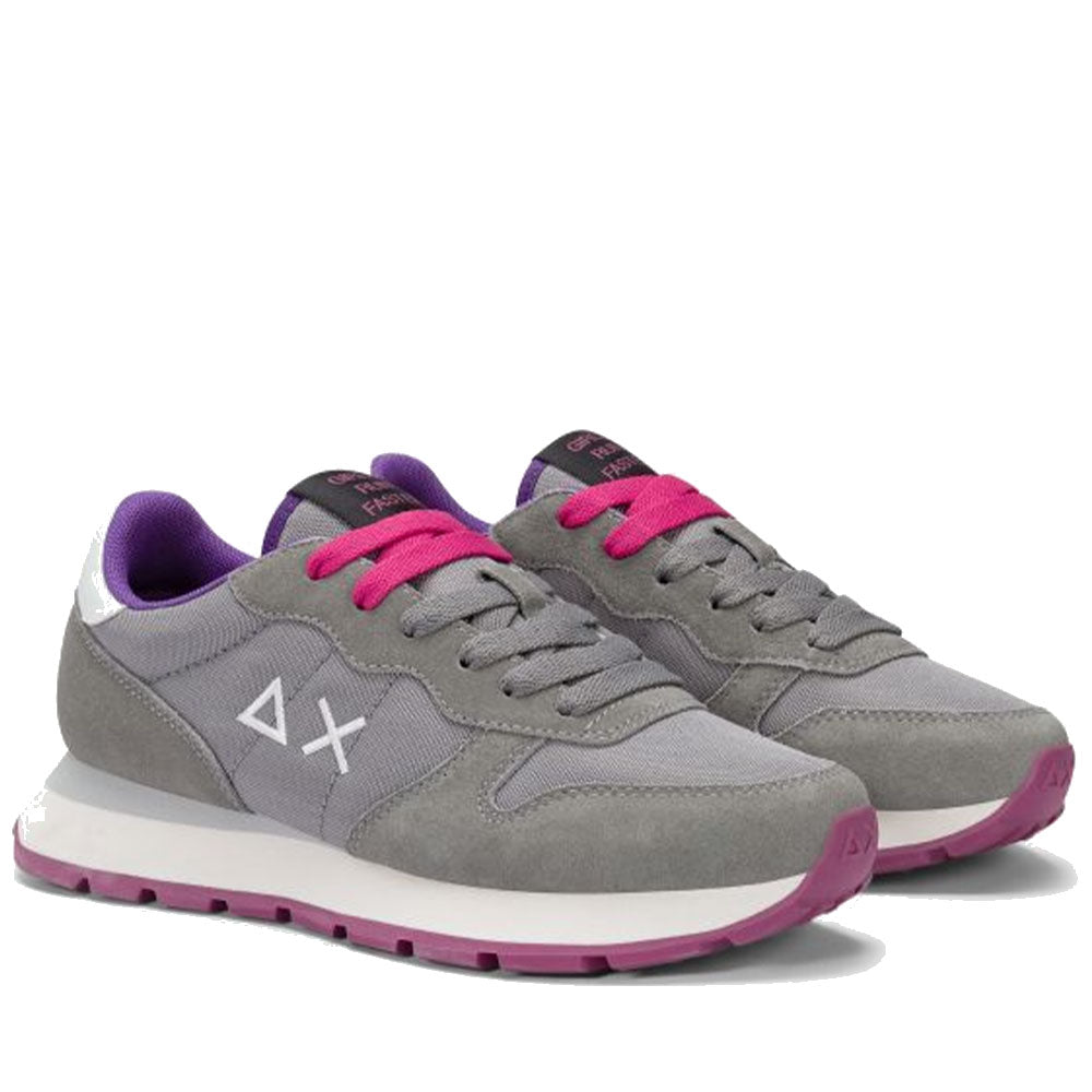 Scarpe Donna Sun68 Sneakers Ally Solid Colore Grigio Medio - Z45201