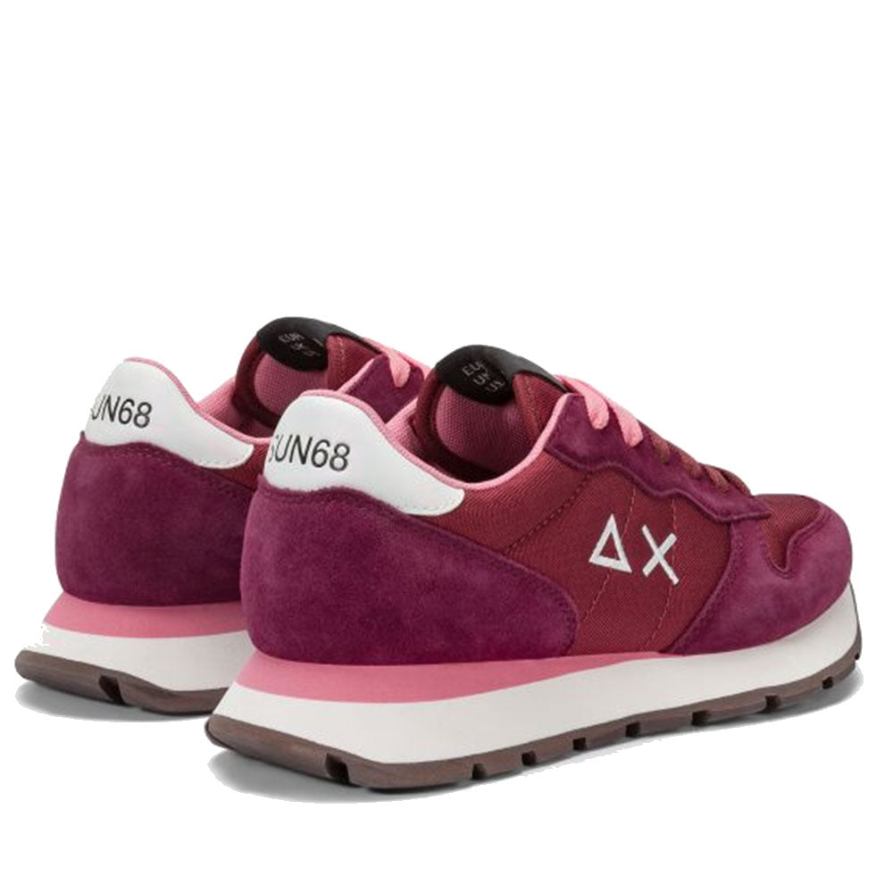 Scarpe Donna Sun68 Sneakers Ally Solid Colore Bordeaux - Z45201