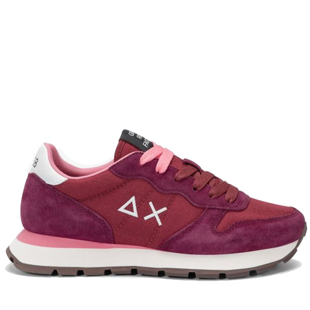 Scarpe Donna Sun68 Sneakers Ally Solid Colore Bordeaux - Z45201
