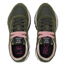 Scarpe Donna Sun68 Sneakers Ally Solid Colore Militare Scuro - Z45201