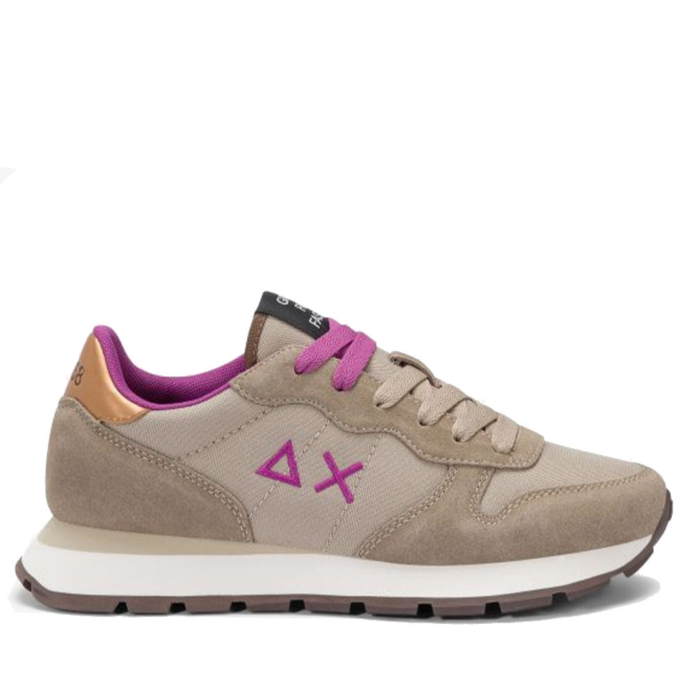 Scarpe Donna Sun68 Sneakers Ally Solid Colore Beige Scuro - Z45201