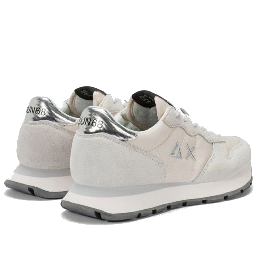Scarpe Donna Sun68 Sneakers Ally Gold Silver Colore Bianco Panna - Z45202