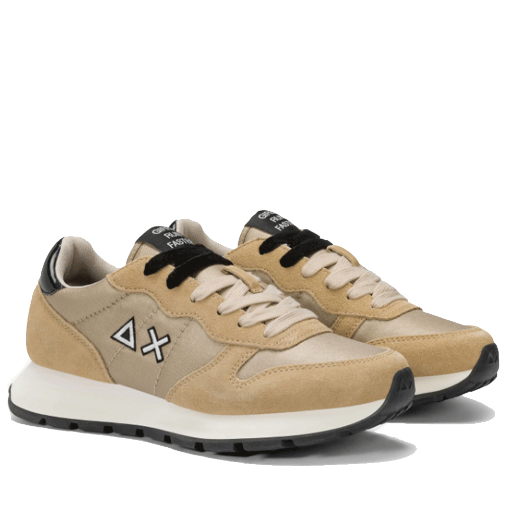 Scarpe Donna Sun68 Sneakers Ally Bright Nylon Colore Oro - Z45203