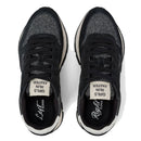 Scarpe Donna Sun68 Sneakers Ally Glitter Textile Colore Nero - Z45204