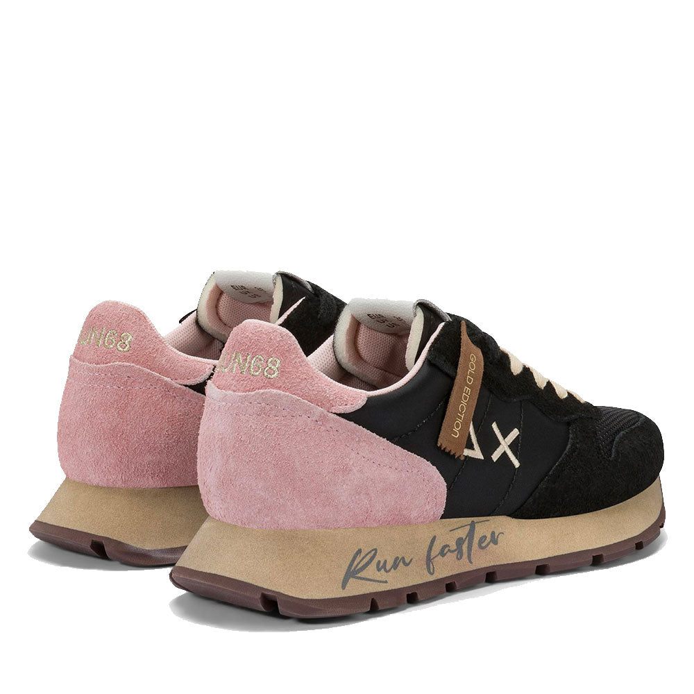 Women's Black Vintage Sneakers SUN68 Ally - Z45207