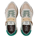 Women's Cream White Vintage Sneakers SUN68 Ally - Z45207