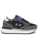 Scarpe Donna Sun68 Sneakers Big Ally Glitter Colore Nero - Z45212