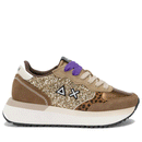 Scarpe Donna Sun68 Sneakers Big Ally Glitter Colore Oro - Z45212