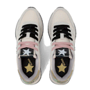 Scarpe Donna Sun68 Sneakers Stargirl Glitter Logo Colore Bianco Panna - Z45217