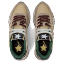 Scarpe Donna Sun68 Sneakers Stargirl Glitter Logo Colore Beige Scuro - Z45217