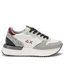 Scarpe Donna Sun68 Sneakers Big Stargirl Mix Material Colore Bianco Panna - Z45221