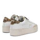 Scarpe Donna Sun68 Sneakers Big Katy Leather Bianco - Oro - Z45235