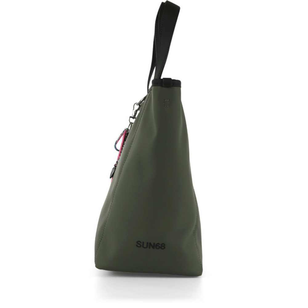 Shopping Bag SUN68 linea Jacqueline Bag Medium colore Militare Scuro - Z45260