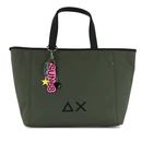 Shopping Bag SUN68 linea Jacqueline Bag Medium colore Militare Scuro - Z45260