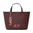 Borsa Donna a Mano SUN68 linea Jacqueline Bag Small in Tessuto Bordeaux - Z45261