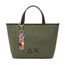Borsa Donna a Mano SUN68 linea Jacqueline Bag Small in Tessuto Militare Scuro - Z45261