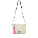 Borsa Donna a Tracolla SUN68 in Tessuto Ostrica - Z45263
