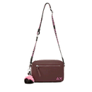 Borsa Donna a Tracolla SUN68 in Tessuto Bordeaux - Z45269