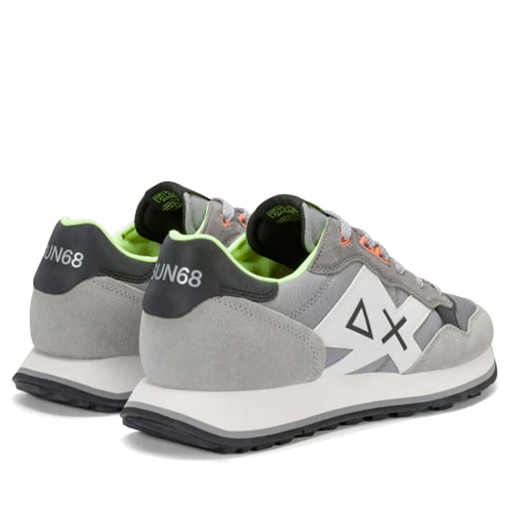 Scarpe Uomo Sun68 Sneakers Jaki 2.0 Fluo Grigio Medio - Z46123