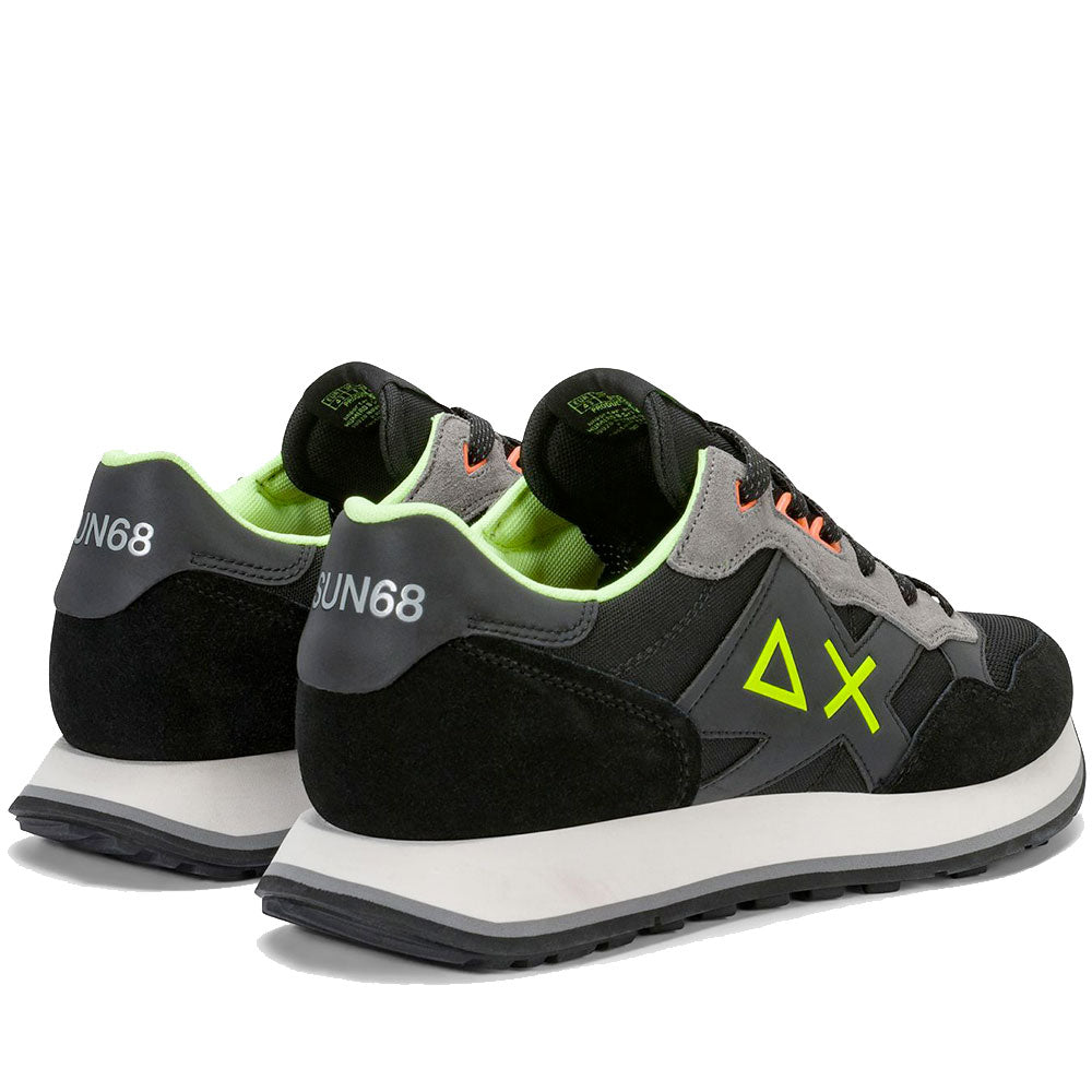 Scarpe Uomo Sun68 Sneakers Jaki 2.0 Fluo Nero - Z46123