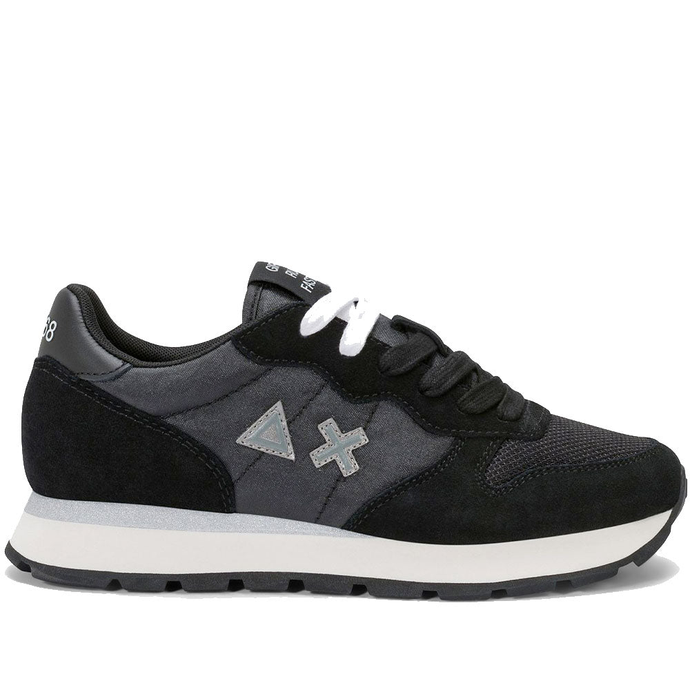 Scarpe Donna Sun68 Sneakers Ally New Bright Nylon Colore Nero - Z46203