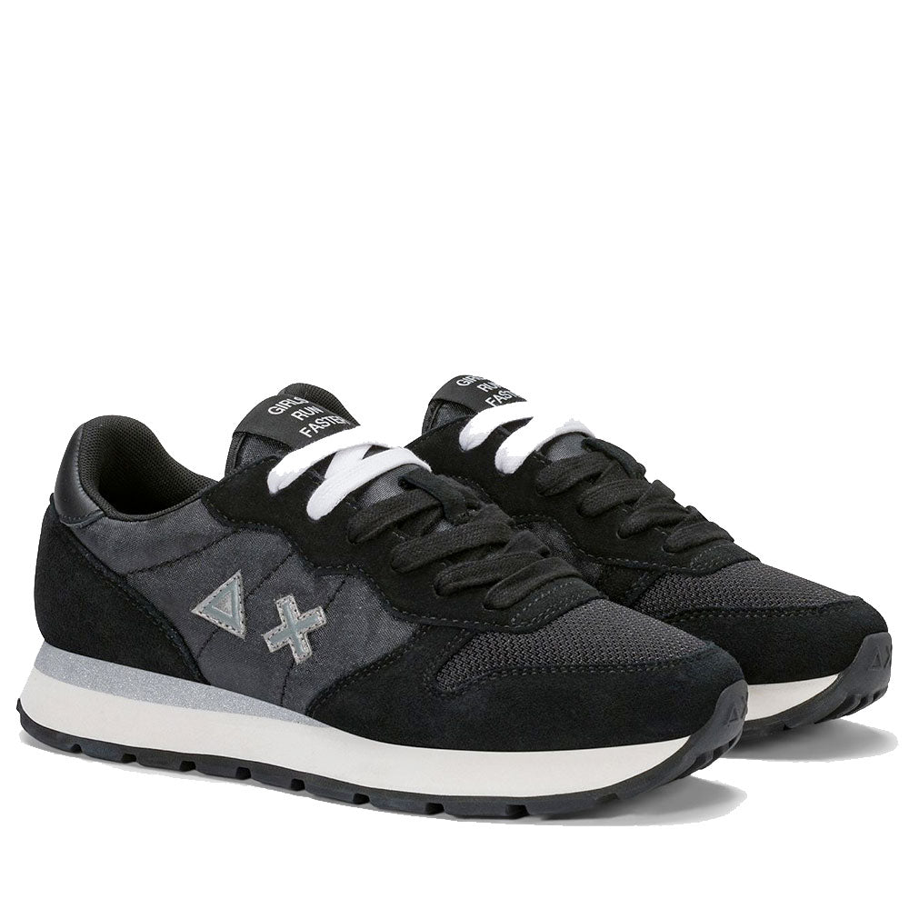Scarpe Donna Sun68 Sneakers Ally New Bright Nylon Colore Nero - Z46203