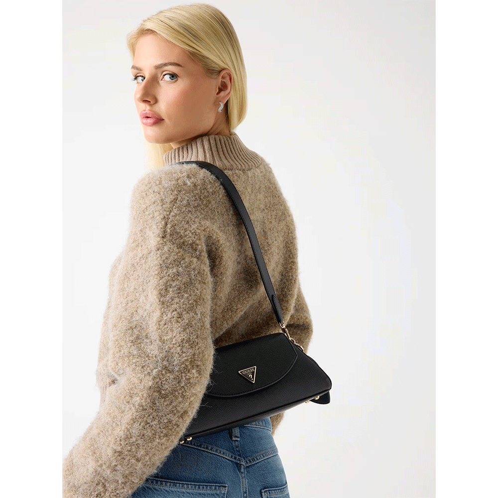 Borsa Donna Mini a Spalla GUESS Linea Bolena colore Nero