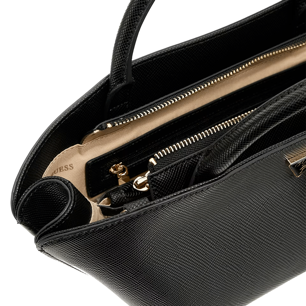 Borsa Donna Mini a Mano con Tracolla GUESS Linea Bolena colore Nero