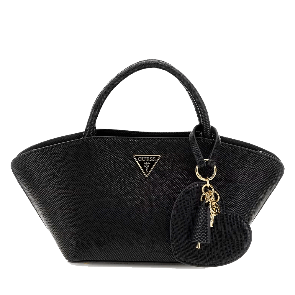 Borsa Donna Mini a Mano con Tracolla GUESS Linea Bolena colore Nero
