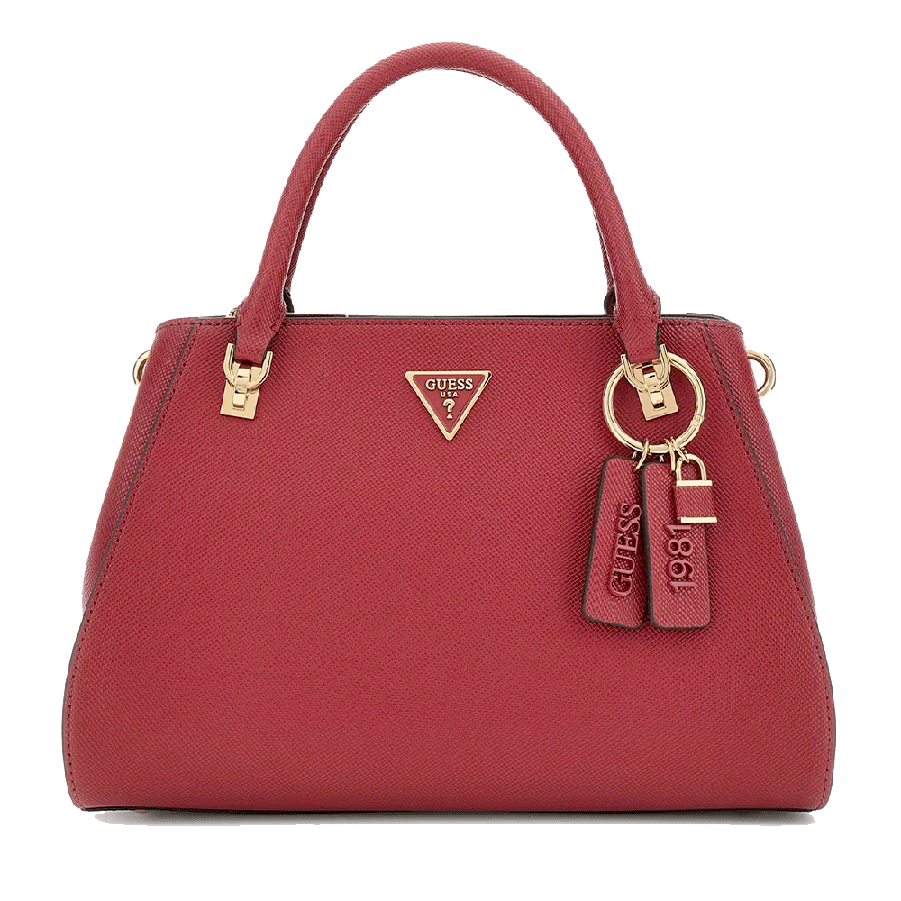 Borsa Donna a Mano GUESS Linea Noelle Colore Garnet Red
