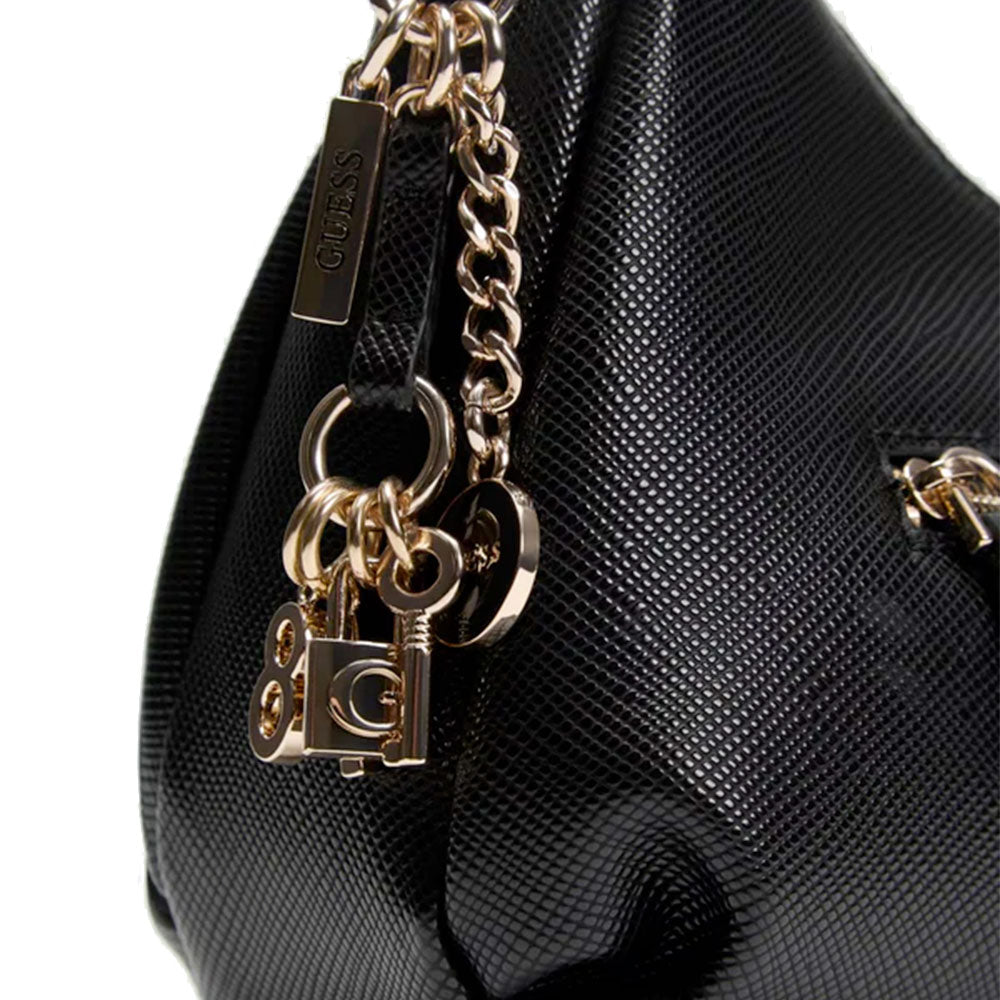 Borsa Donna Hobo a Spalla GUESS Linea Gilda Colore Nero