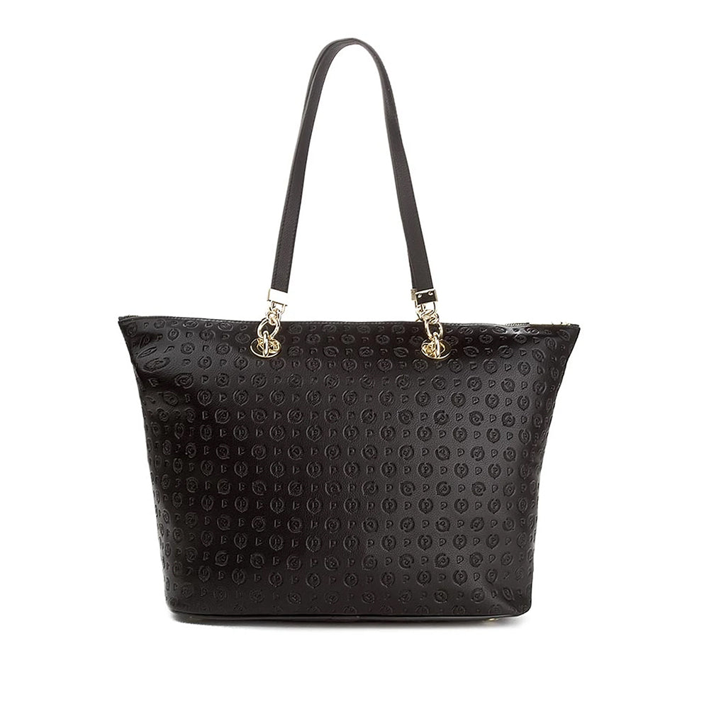 Pollini Pochette Beauty Case In Pelle Sintetica, Modello Heritage TE5300PP05Q1, Nero E Marrone