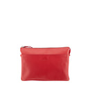 Pochette Donna con Tracolla GIANNI CONTI in Pelle Liscia Rossa