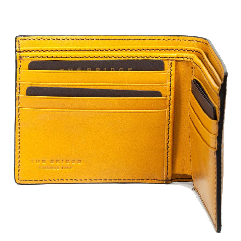 Portafoglio uomo Twisted X in pelle invecchiata bifold (marrone/giallo Portafoglio uomo Twisted X in pelle invecchiata bifold (marrone/giallo