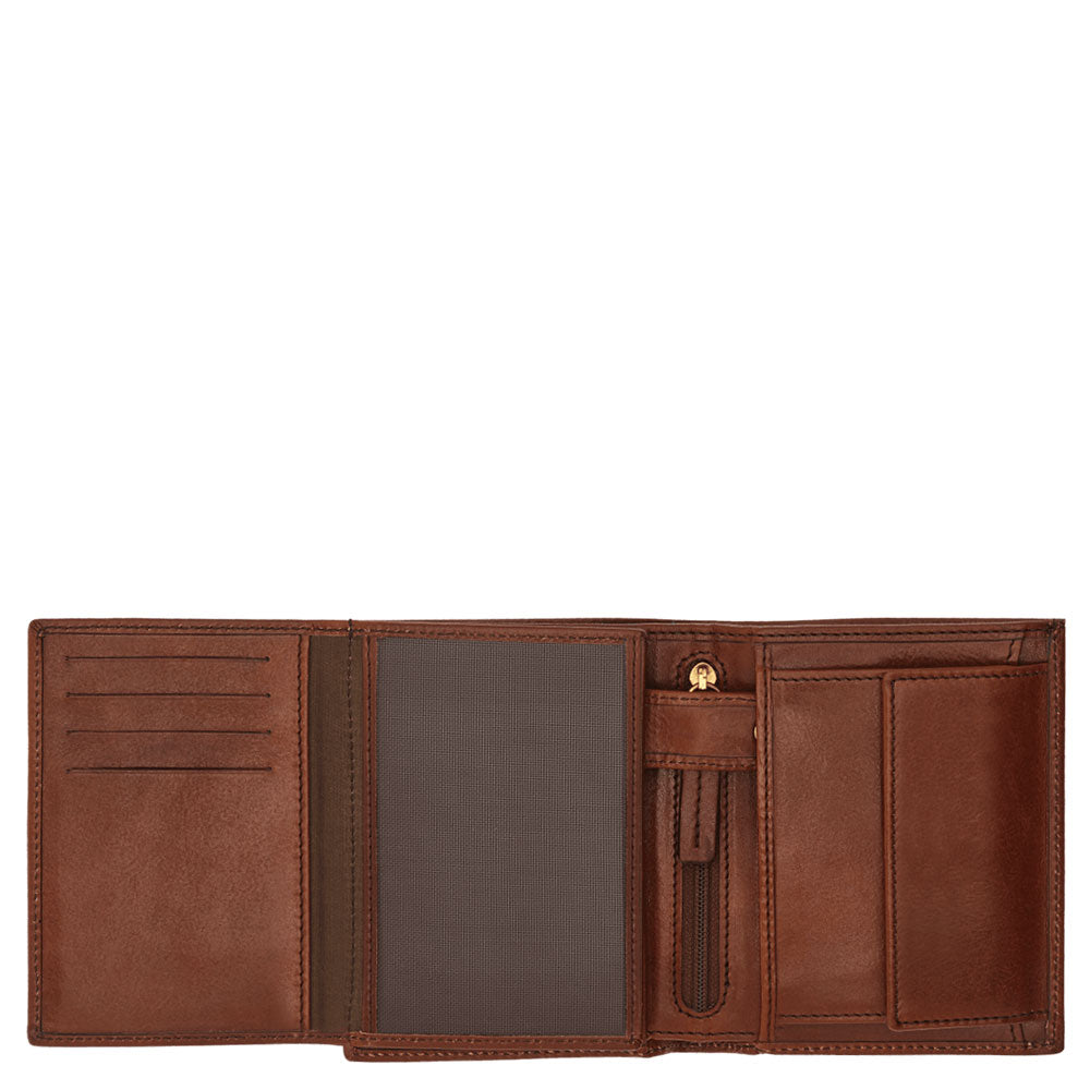 Portafoglio Uomo Verticale con Pattina e Portamonete THE BRIDGE In